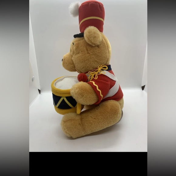 Disney Store Winnie the Pooh Drummer Costume Plush Toy Excellent Condition - Picture 5 of 15